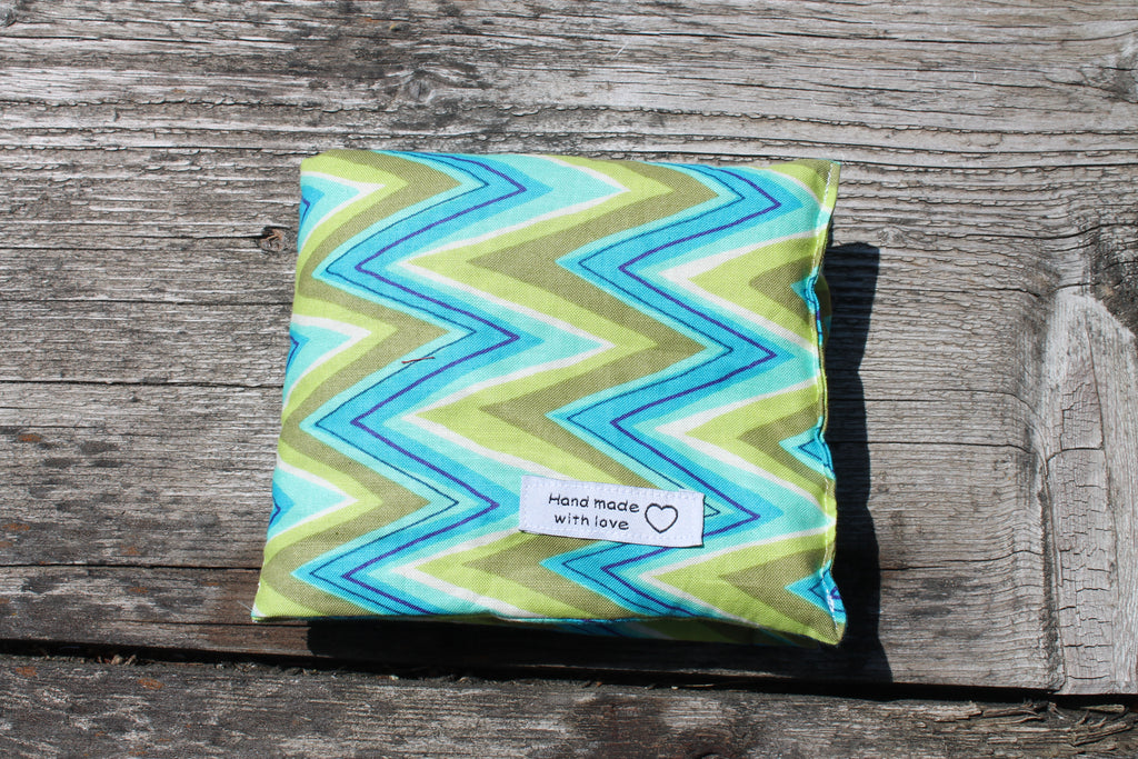 Zig-Zag Green & Blue - Sew & Such & More