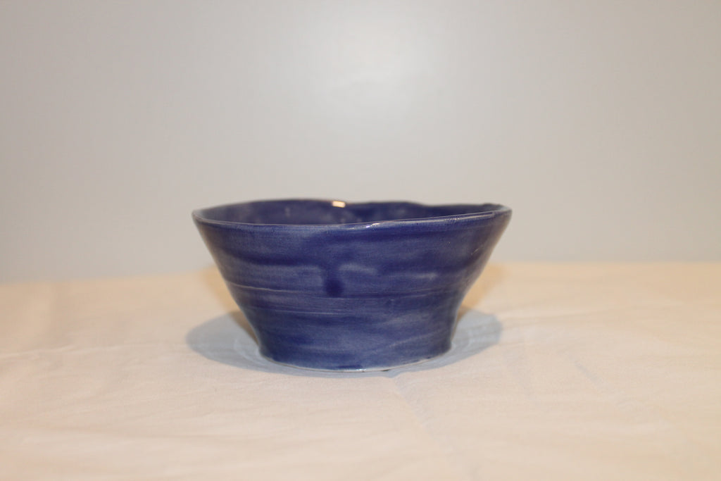 Dark Blue Pottery Bowl - Sew & Such & More