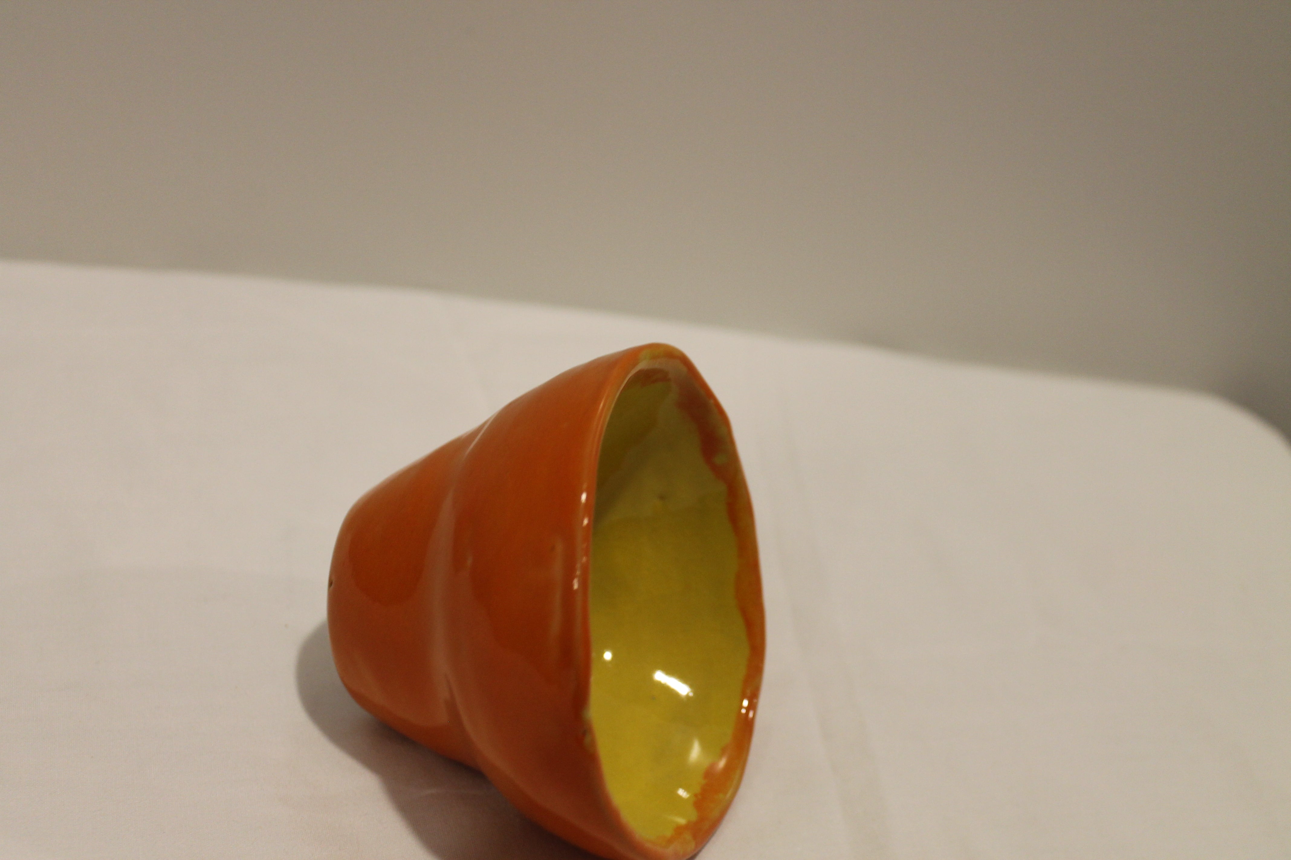 Yellow & Orange Pottery Bowl - Sew & Such & More