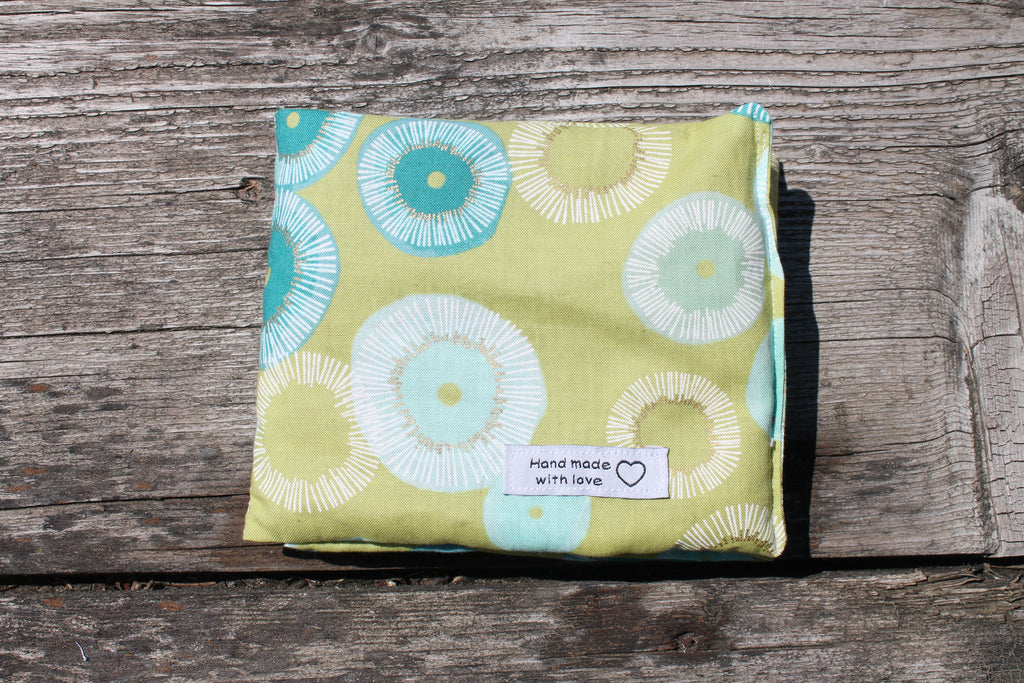 Green & Metallic Circles - Sew & Such & More