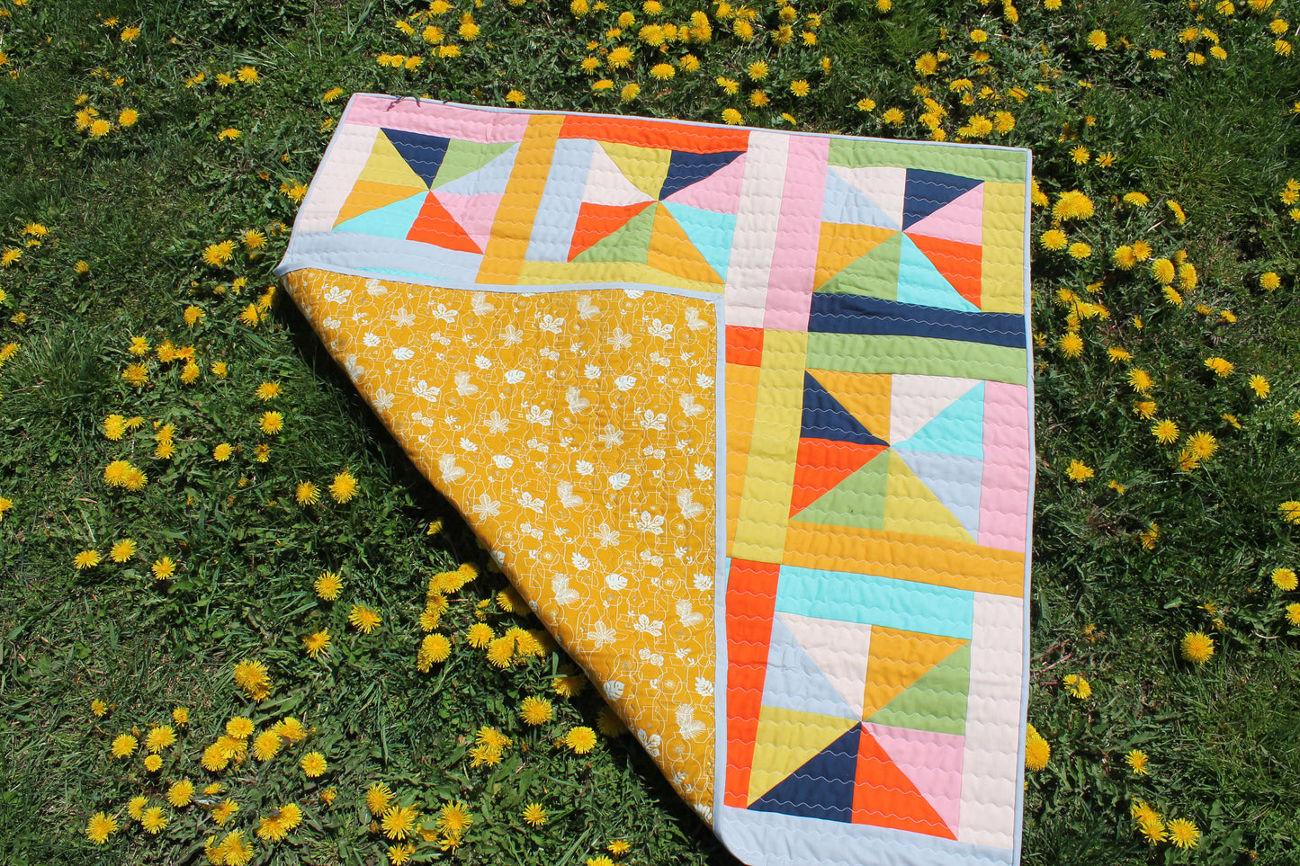 Colourful Baby Quilt - Sew & Such & More