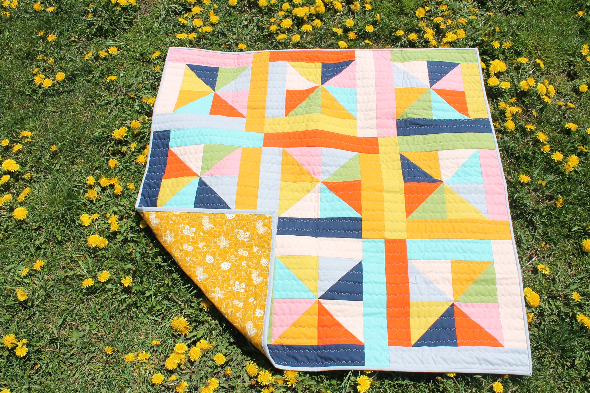 Colourful Baby Quilt - Sew & Such & More