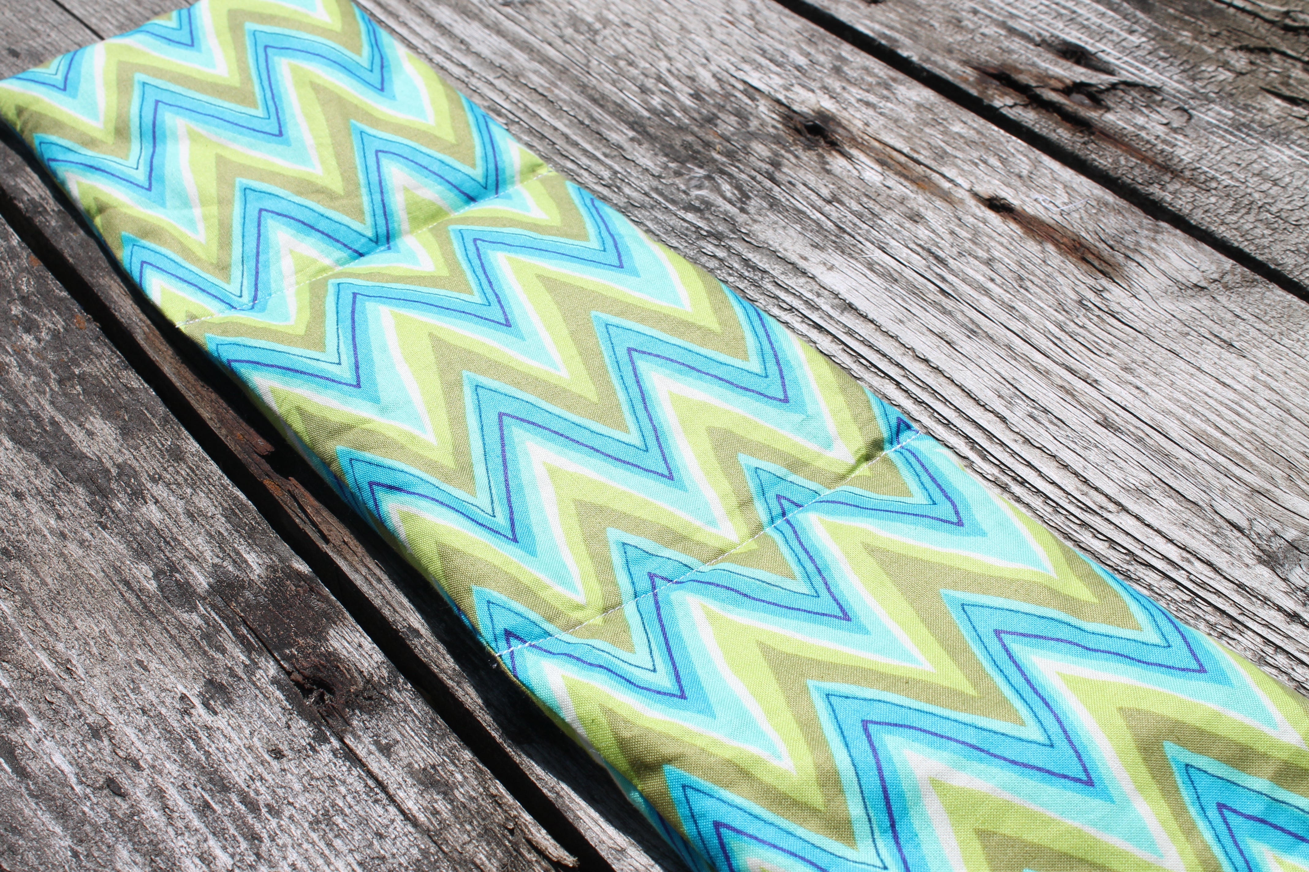 Zig-Zag Green & Blue - Sew & Such & More