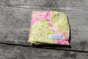 Pink & Yellow Succulent - Sew & Such & More