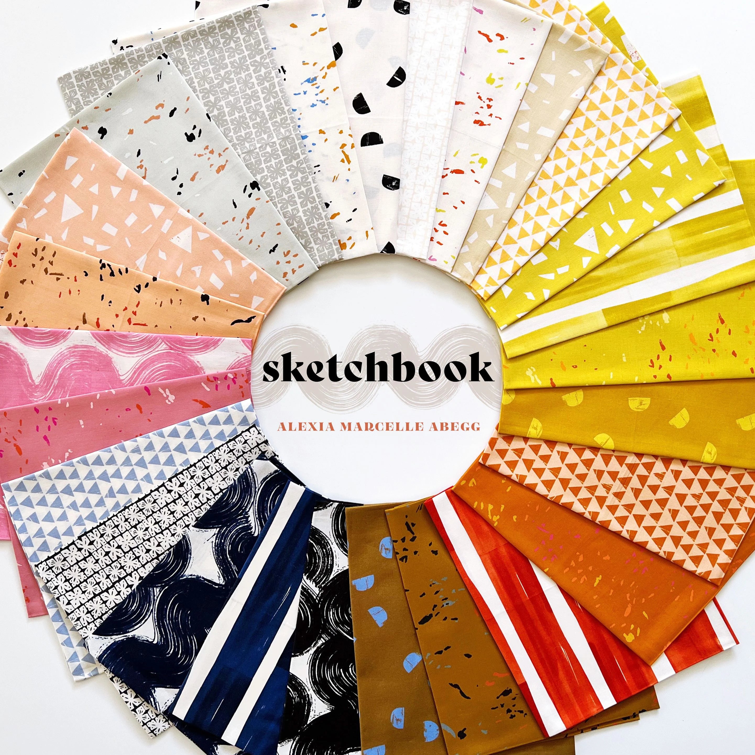Sketchbook Fat Quarter Bundle - Sew & Such & More